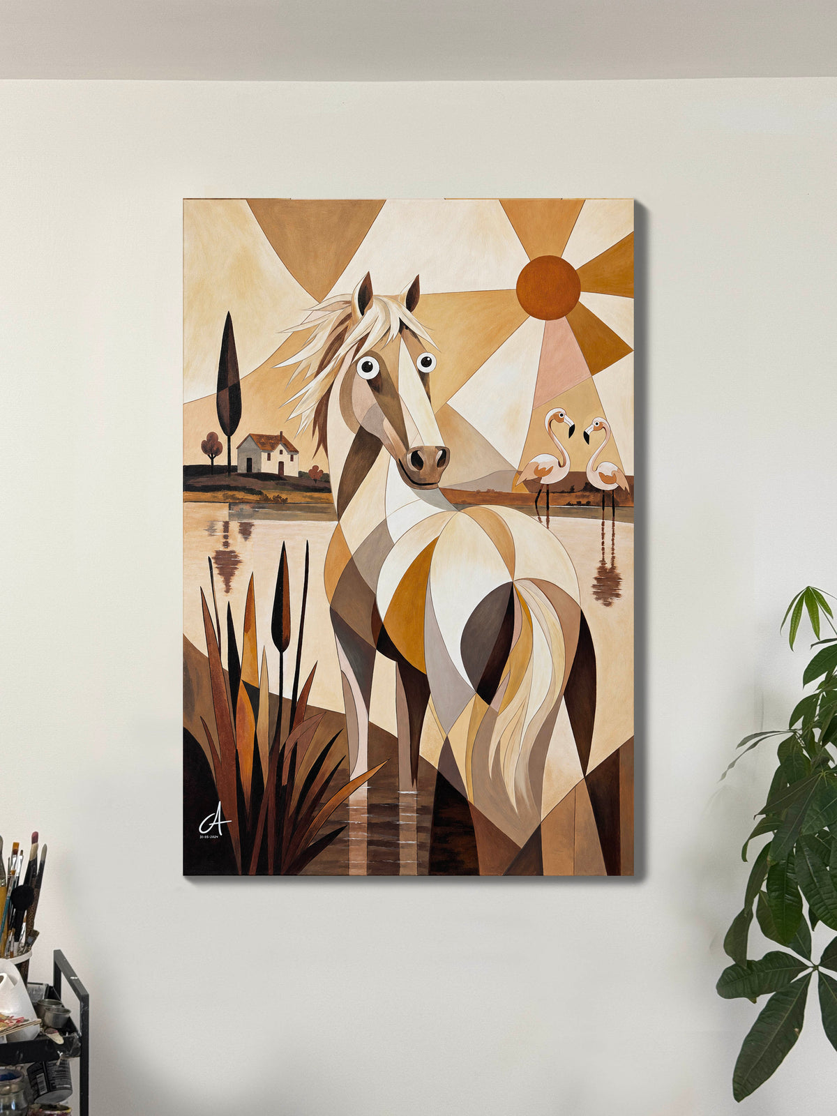 Crin de Camargue 116 × 81 cm