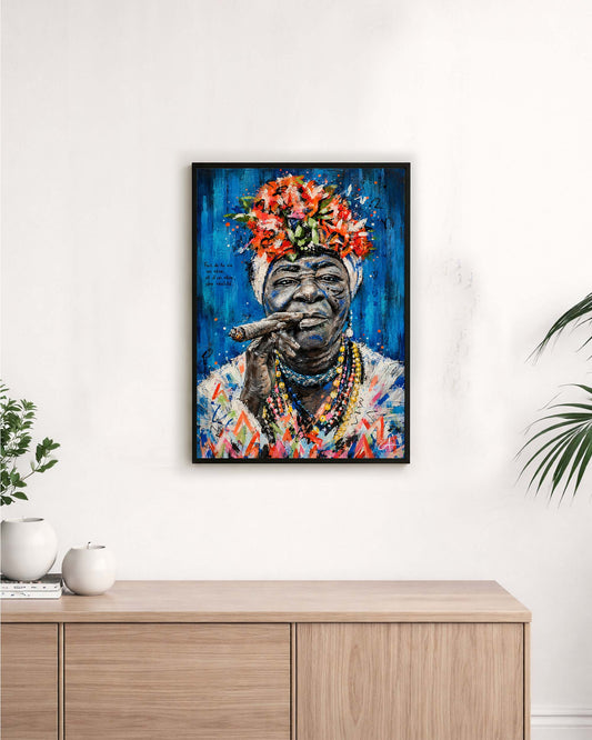 Cuba Azul 70 x 50 cm
