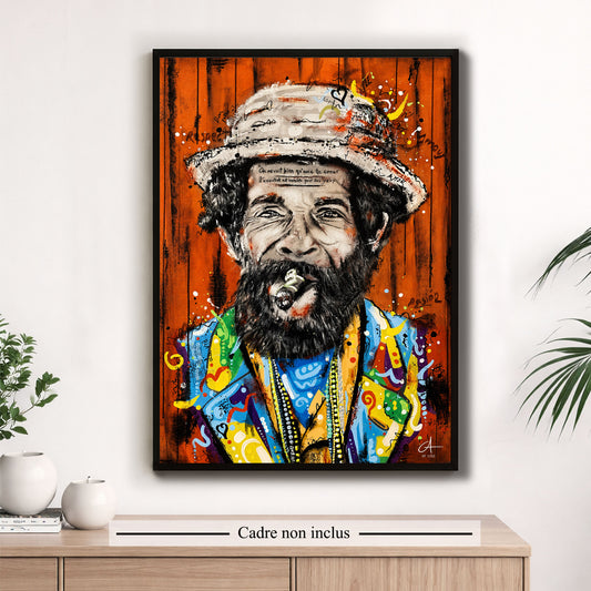 Cubano Rouge 70 x 50 cm