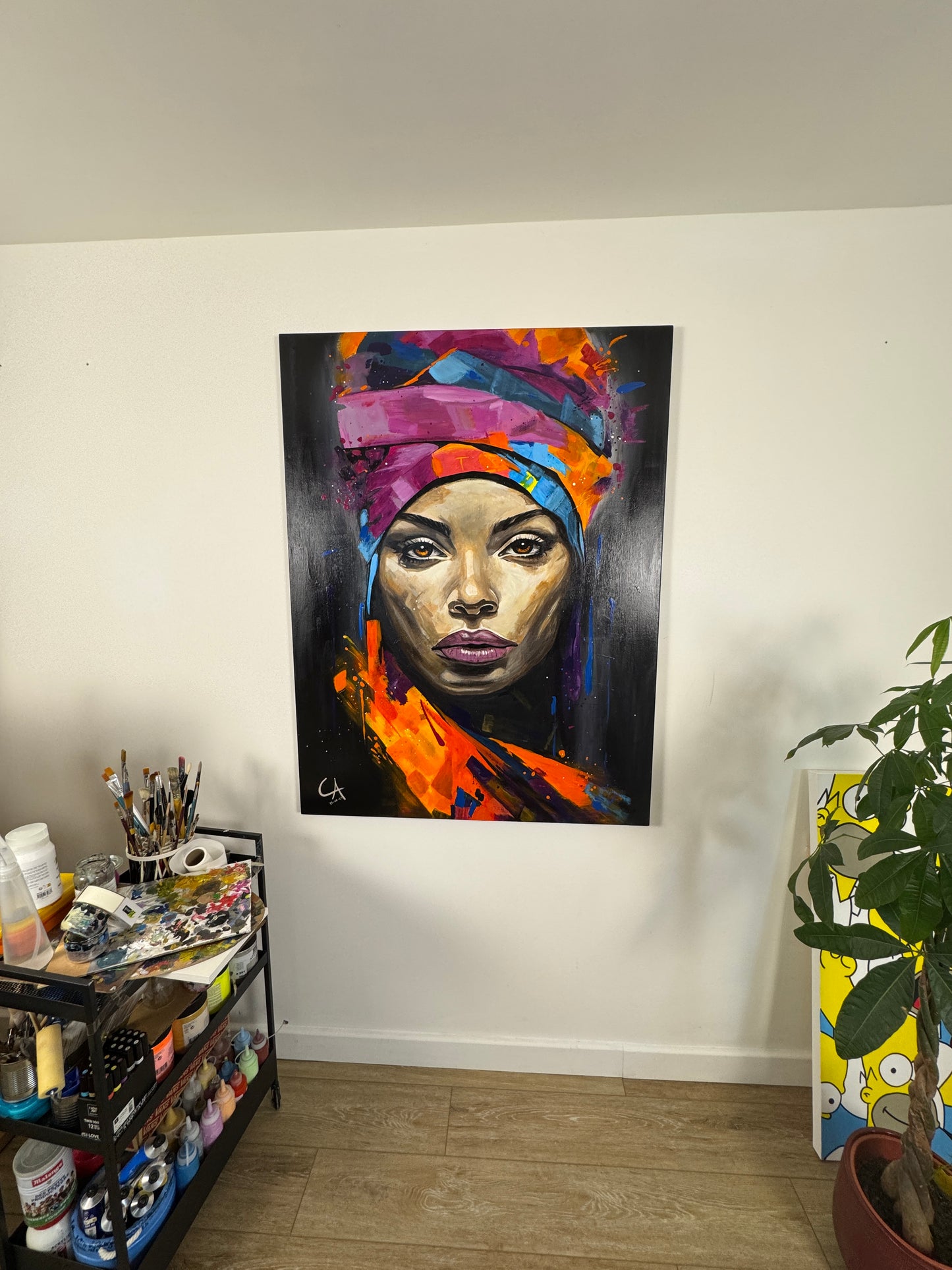 Flame intérieur 130 x 100 cm