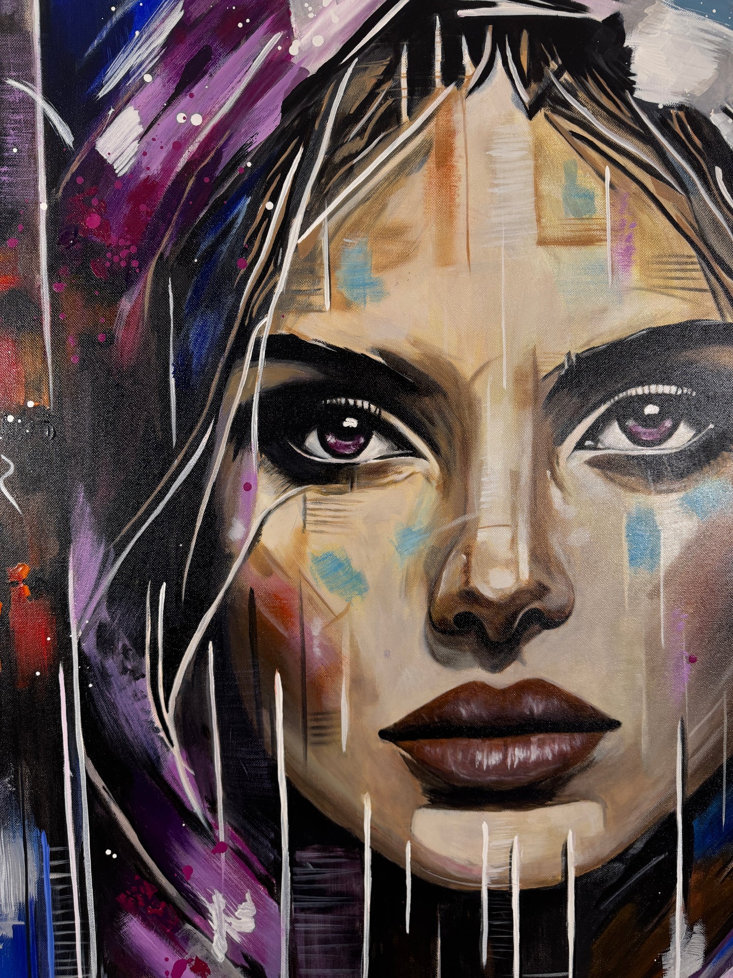 Portrait femme 100 x 130 cm