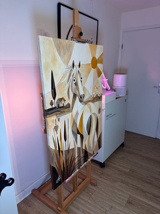 Crin de Camargue 116 × 81 cm