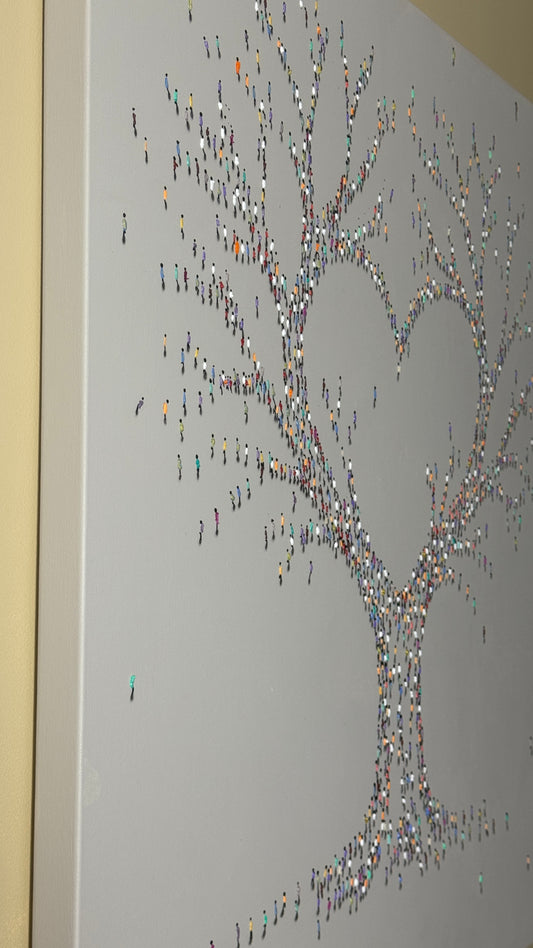 L’Arbre des Liens 100 x 100 cm