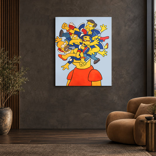 Peinture originale — Bart 81 x 100 cm — Calbarracin — présentation B
