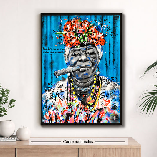 Cuba Azul 70 x 50 cm