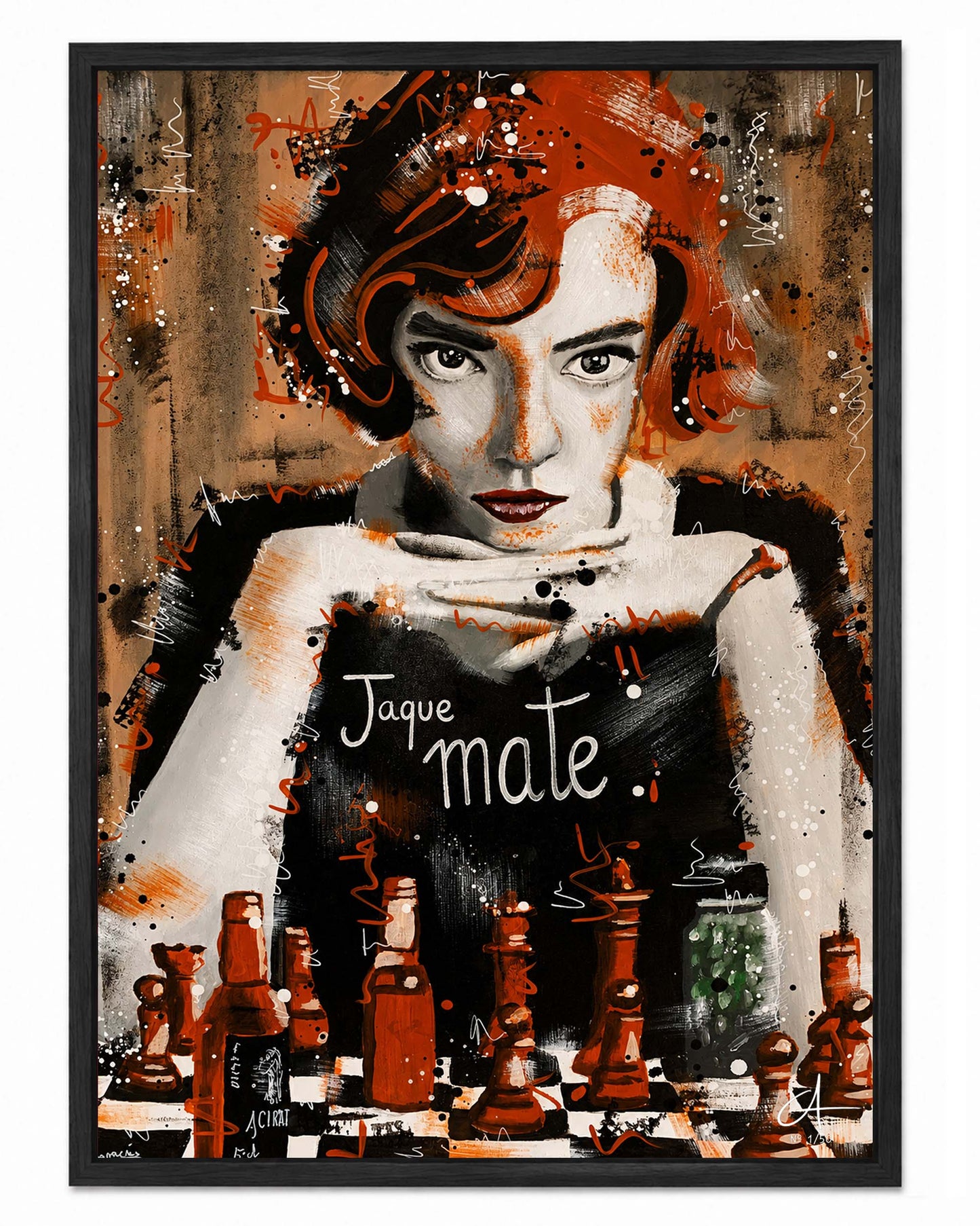 Jaque Mate 70 x 50 cm