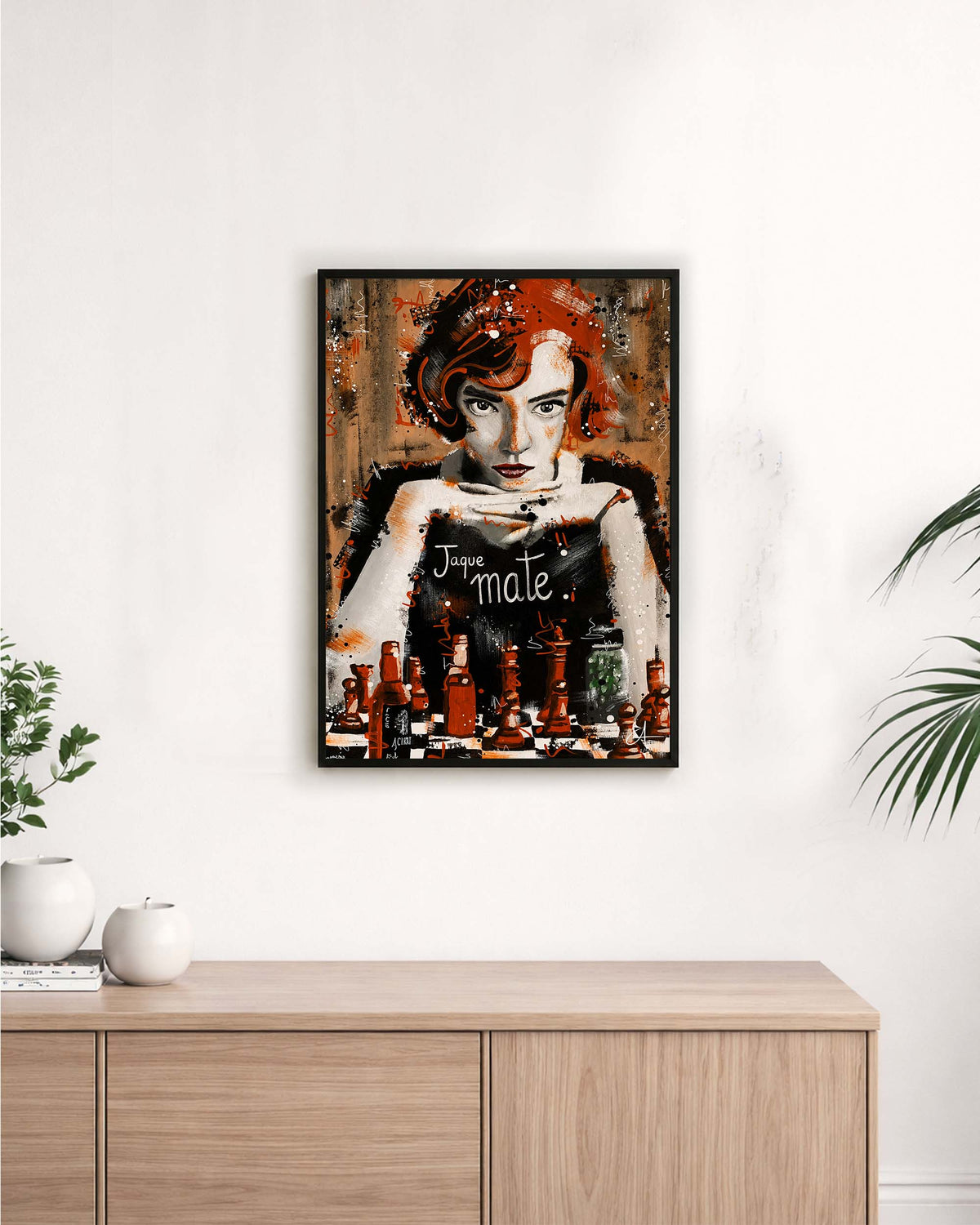 Jaque Mate 70 x 50 cm