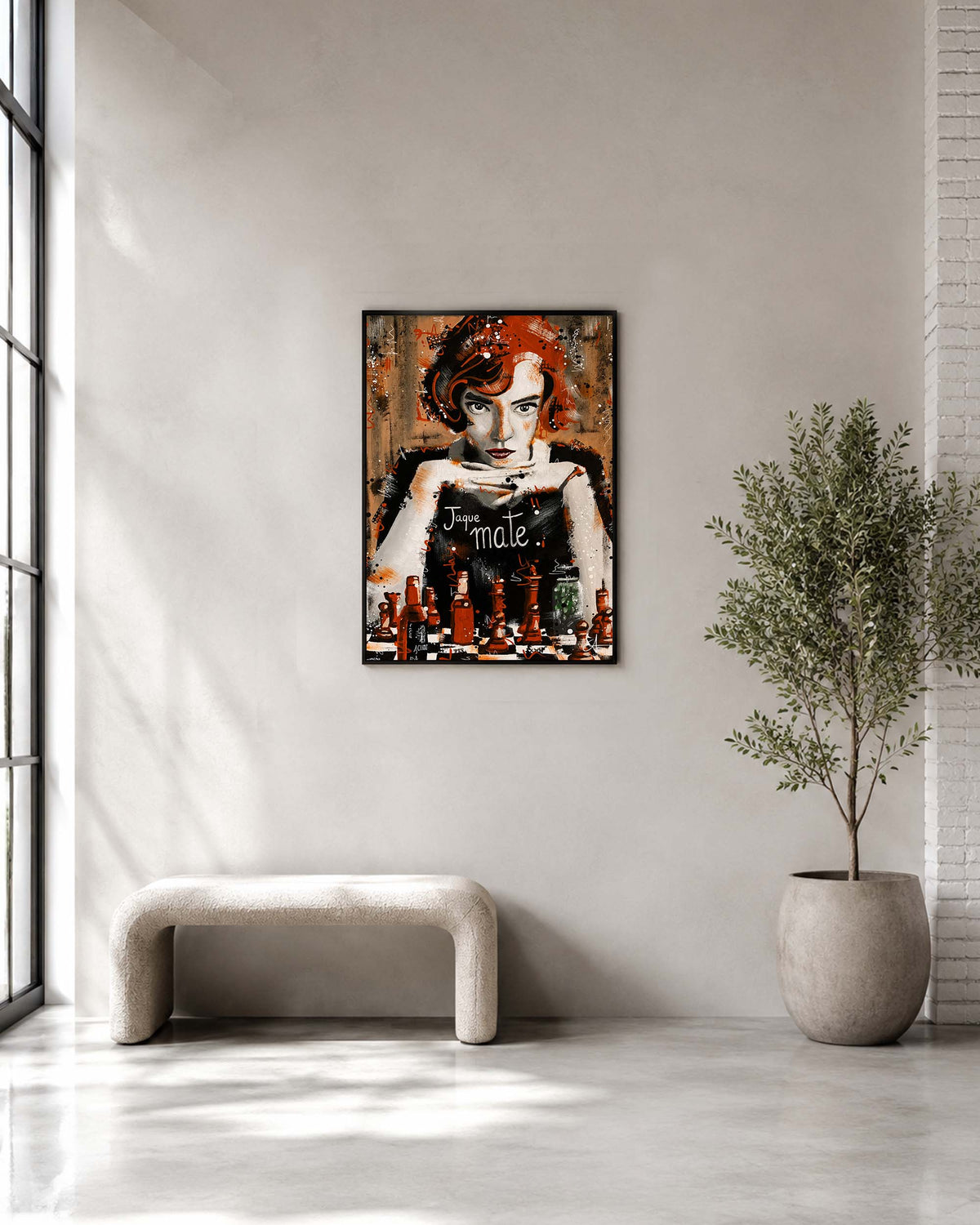 Jaque Mate 70 x 50 cm