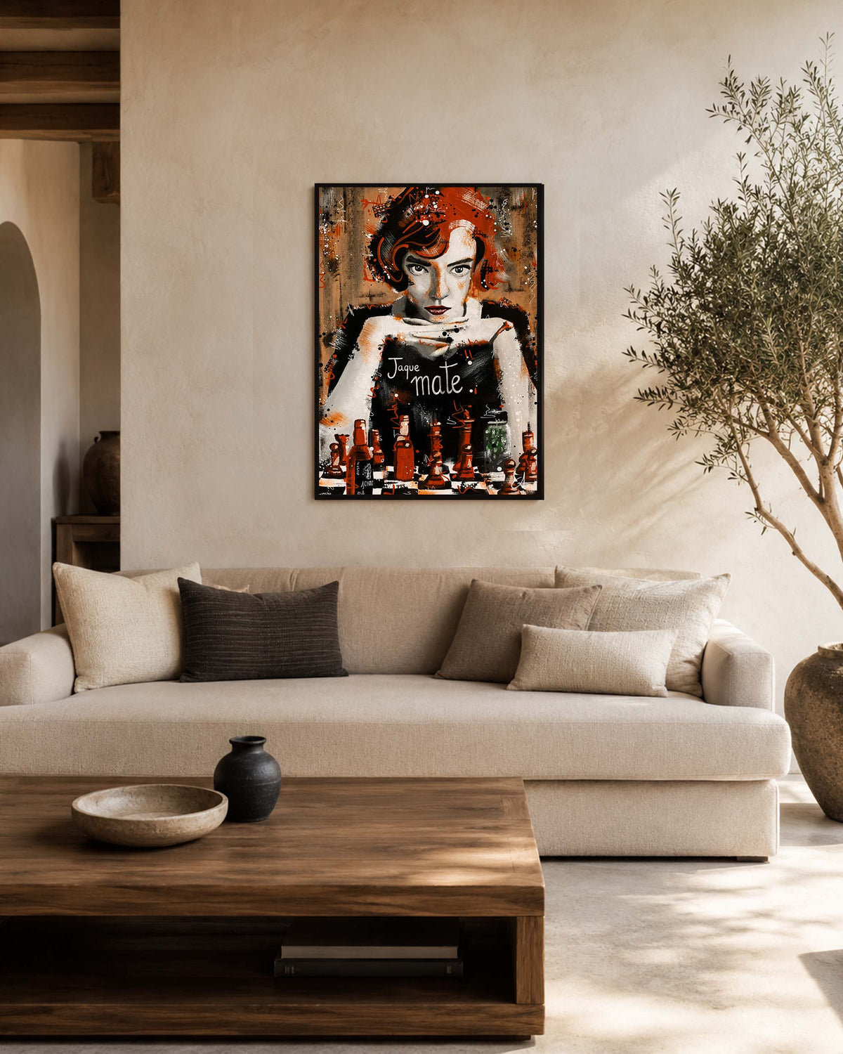 Jaque Mate 70 x 50 cm