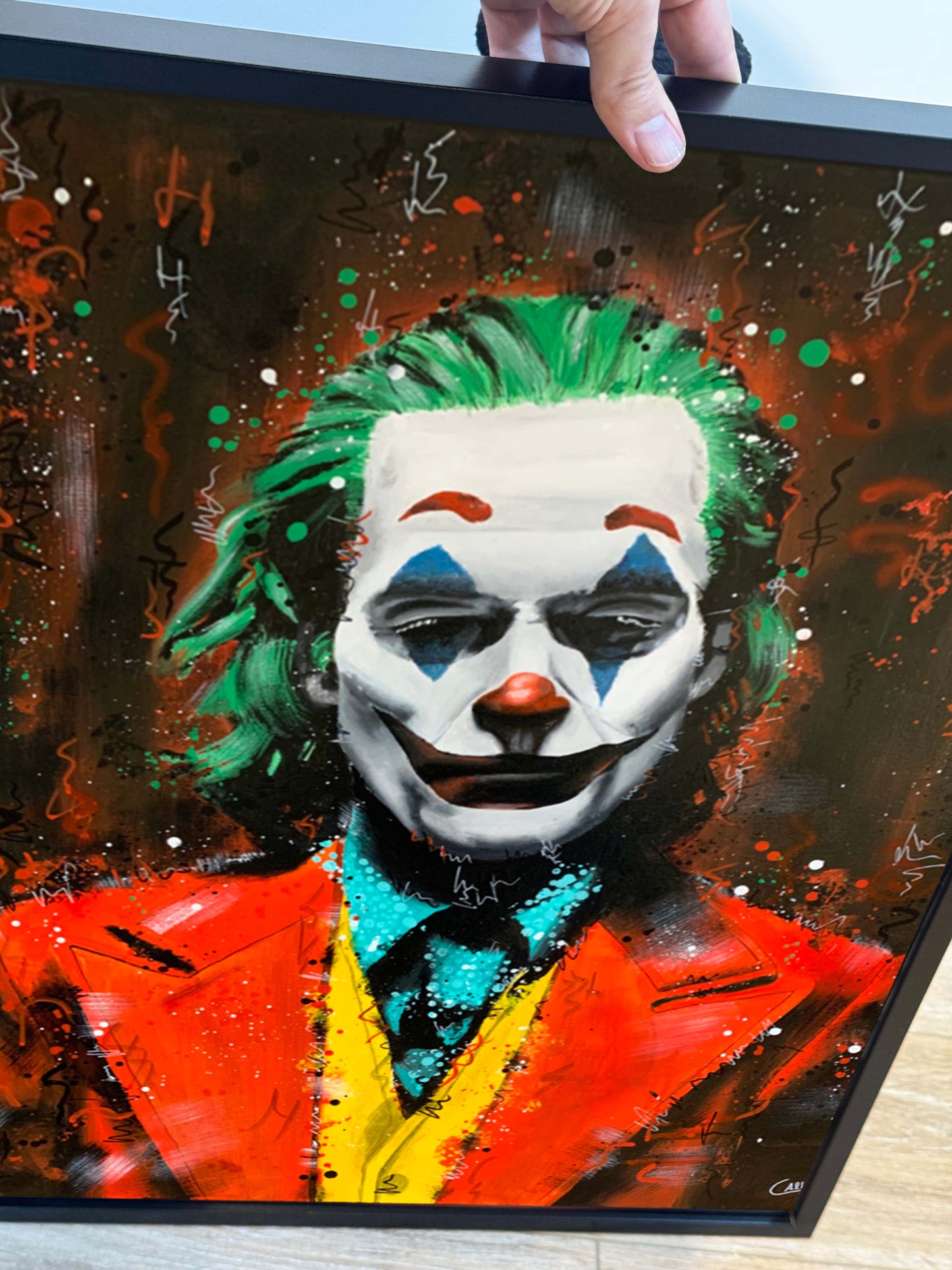 The Black Laughter 70 x 50 cm