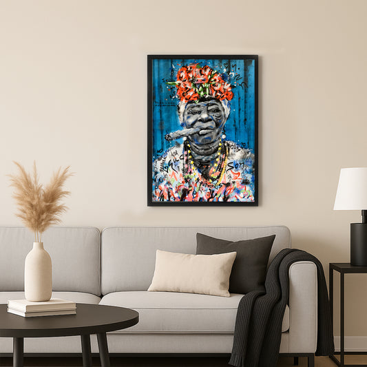 Cuba Azul 70 x 50 cm