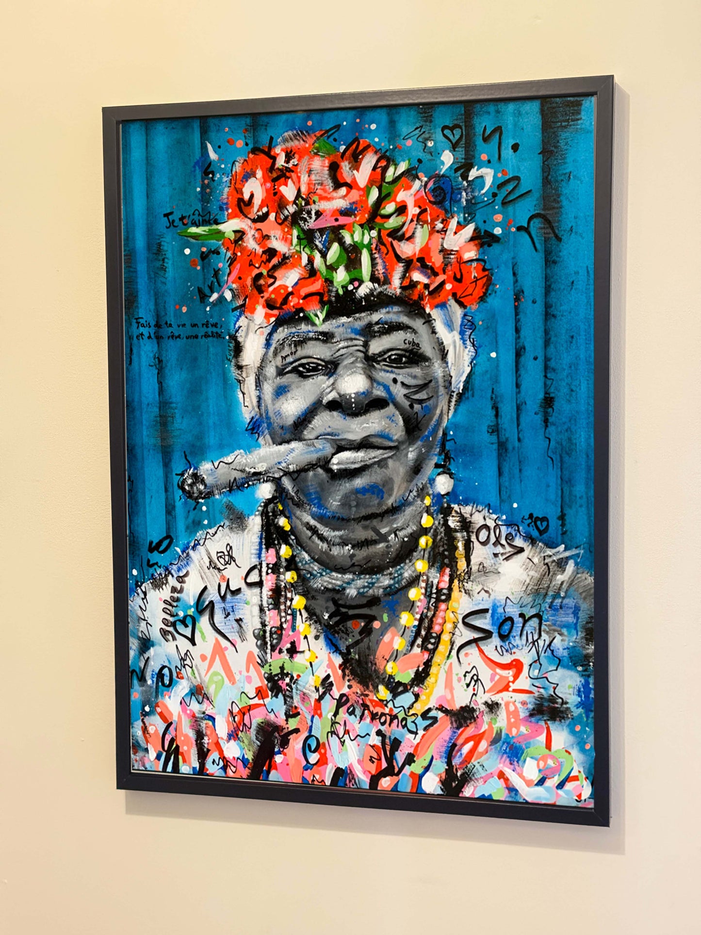 Cuba Azul 70 x 50 cm