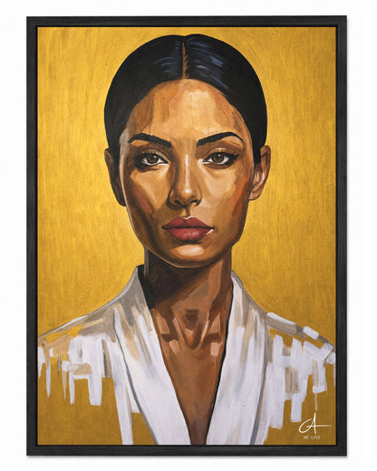 Neon Portrait 70 x 50 cm