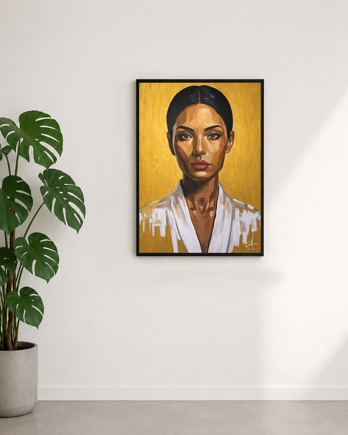 Neon Portrait 70 x 50 cm