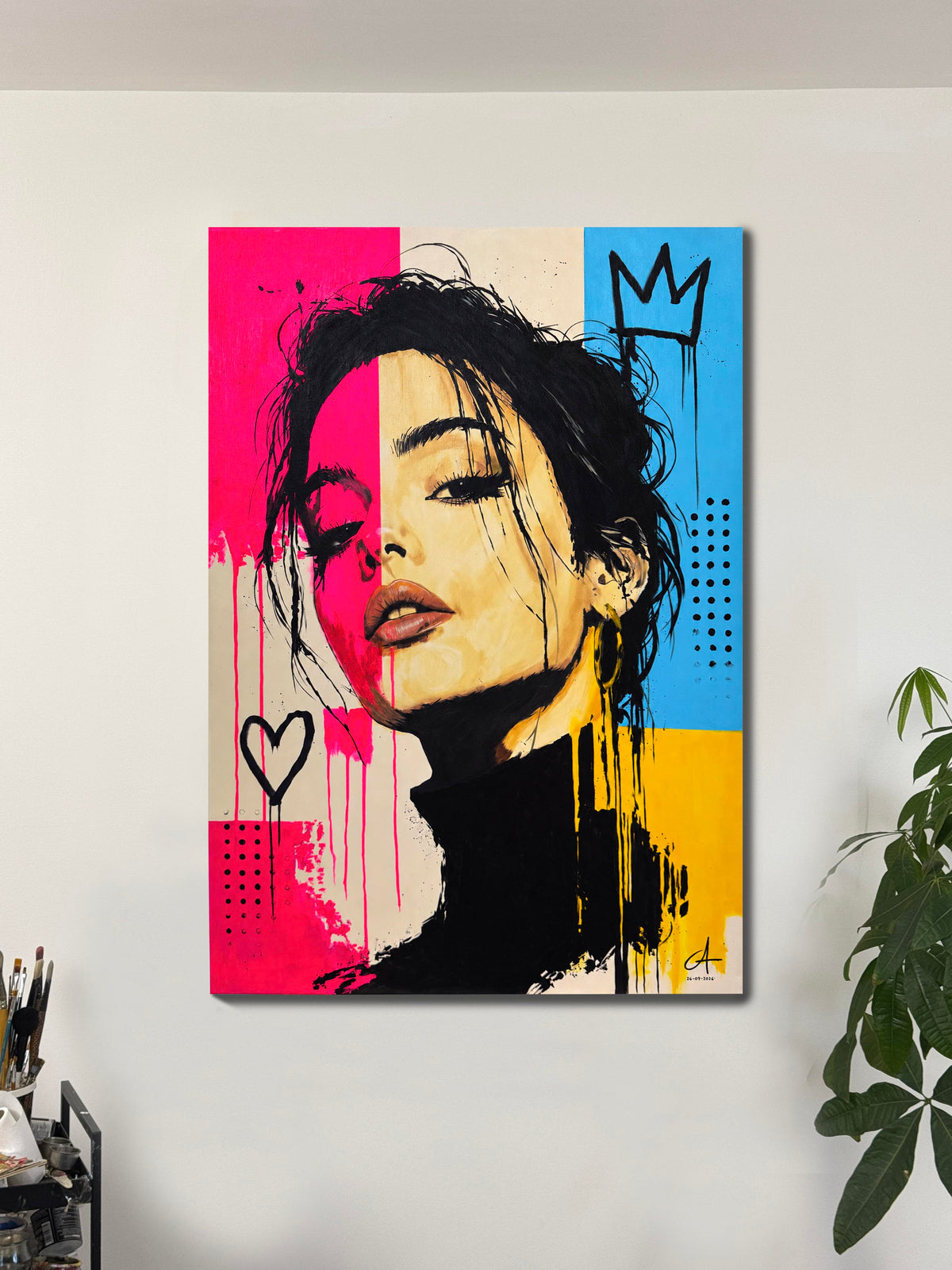 La Reine 116 × 81 cm