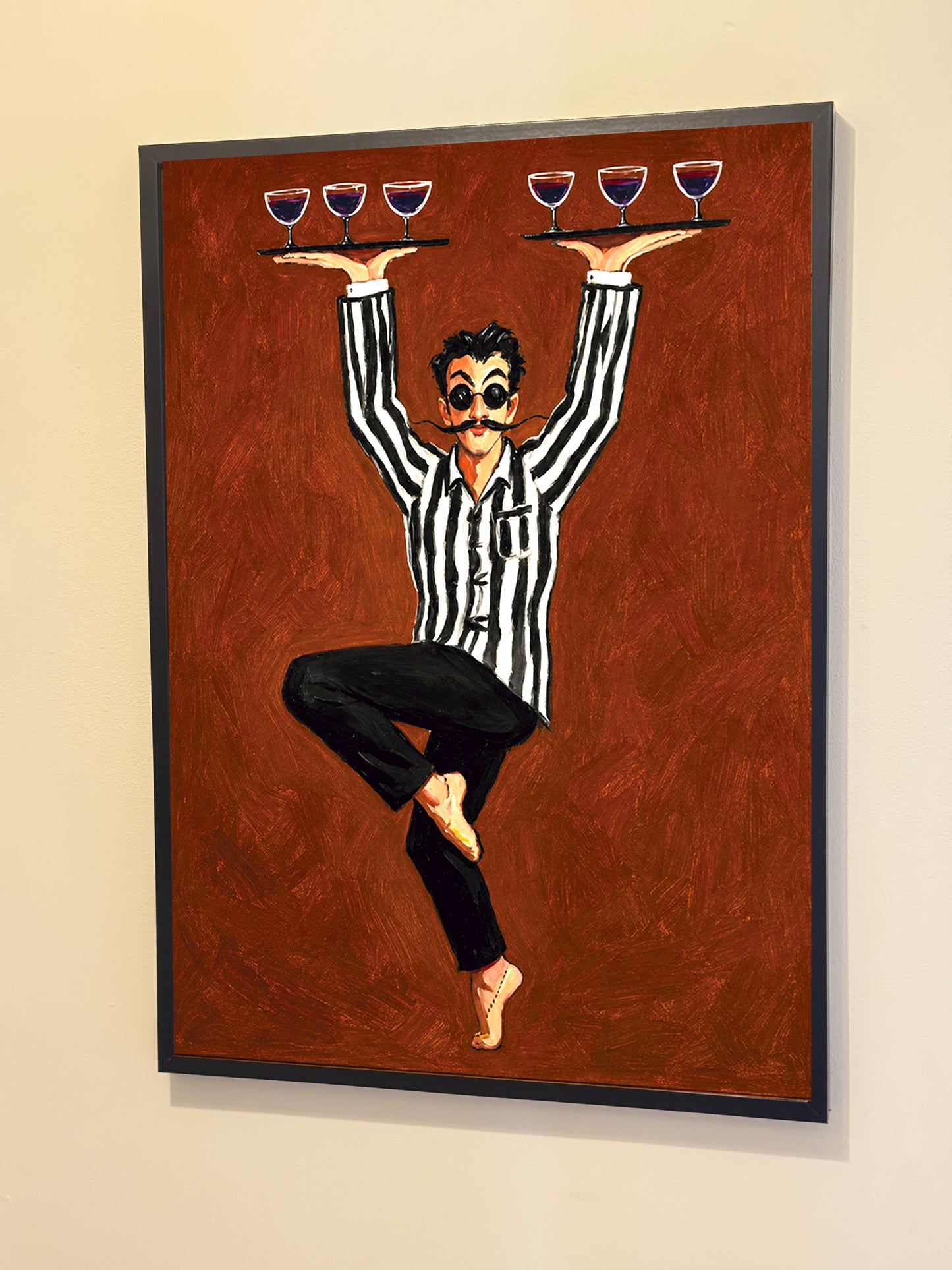Le Serveur Parisien 2 / 70 × 50 cm