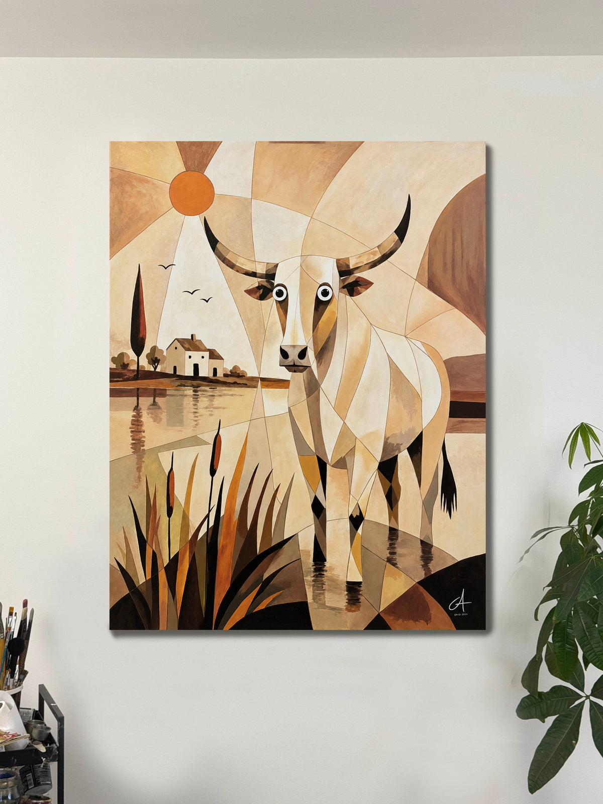 Le Regard du Delta 116 × 89 cm