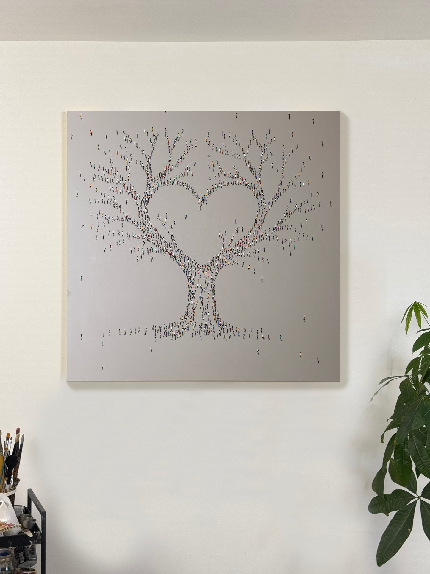 L’Arbre des Liens  100 x 100 cm