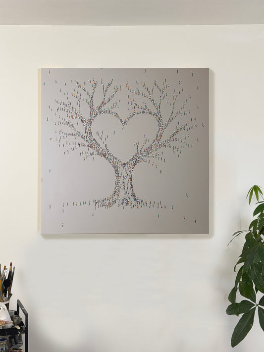 L’Arbre des Liens  100 x 100 cm