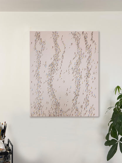 La Société en Mouvement 100 × 80 cm (VENDU)