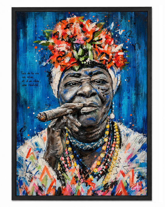 Cuba Azul 70 x 50 cm