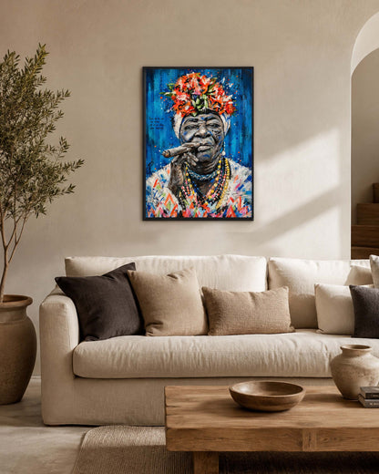 Cuba Azul 70 x 50 cm