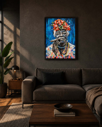 Cuba Azul 70 x 50 cm