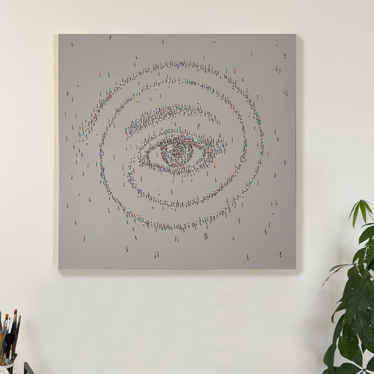 L’Œil du Monde 100 x 100cm