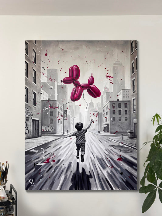 Le rêve d’un enfant 120 x 160 cm