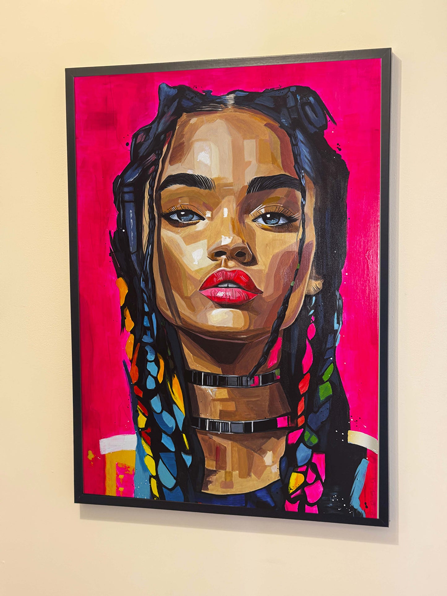 Portrait Néon 70 x 50 cm