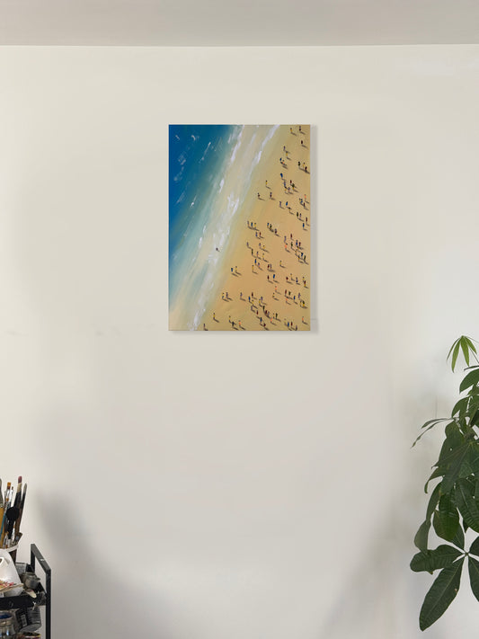 La plage  70 x 50cm