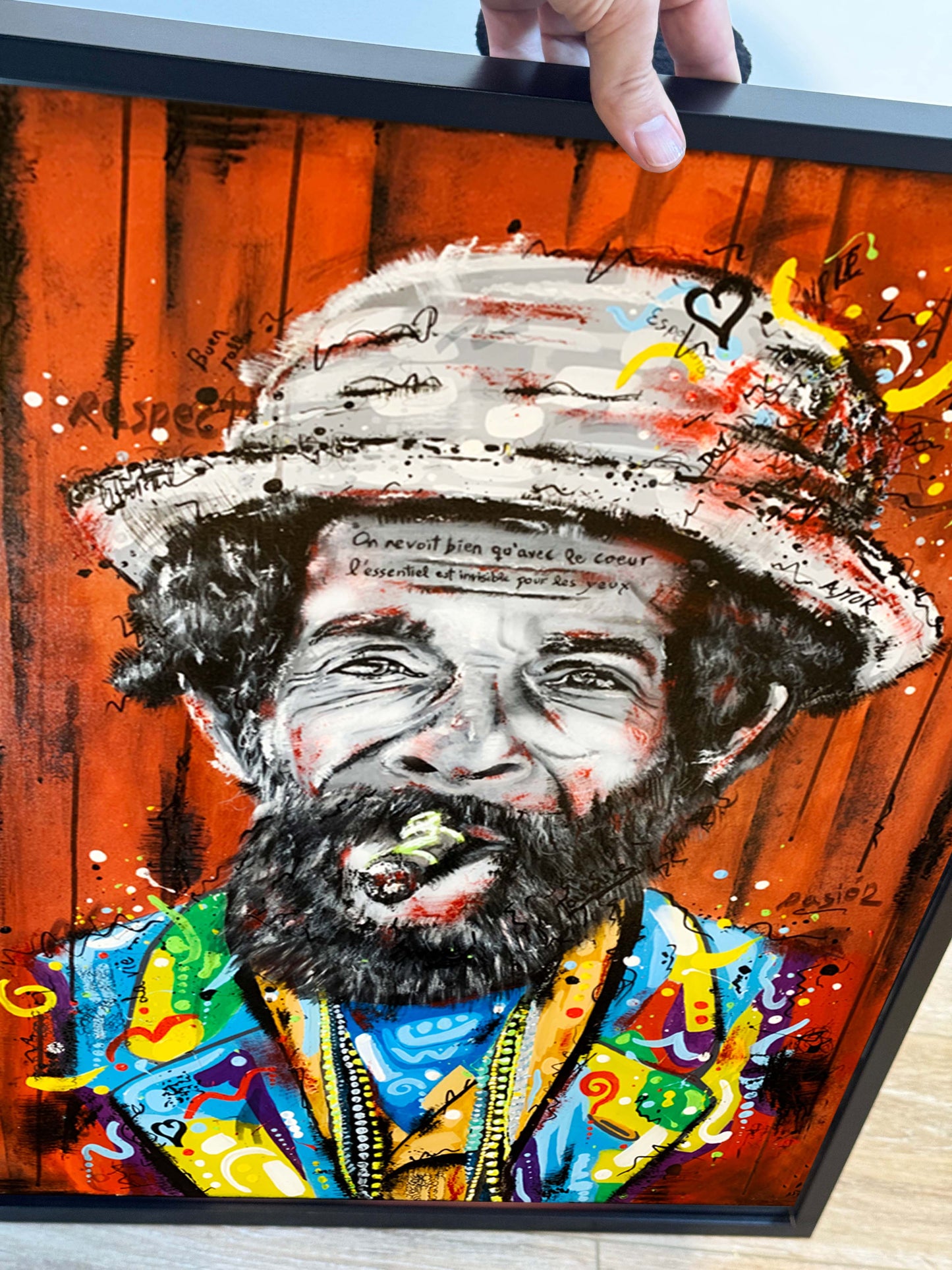 Cubano Rouge 70 x 50 cm