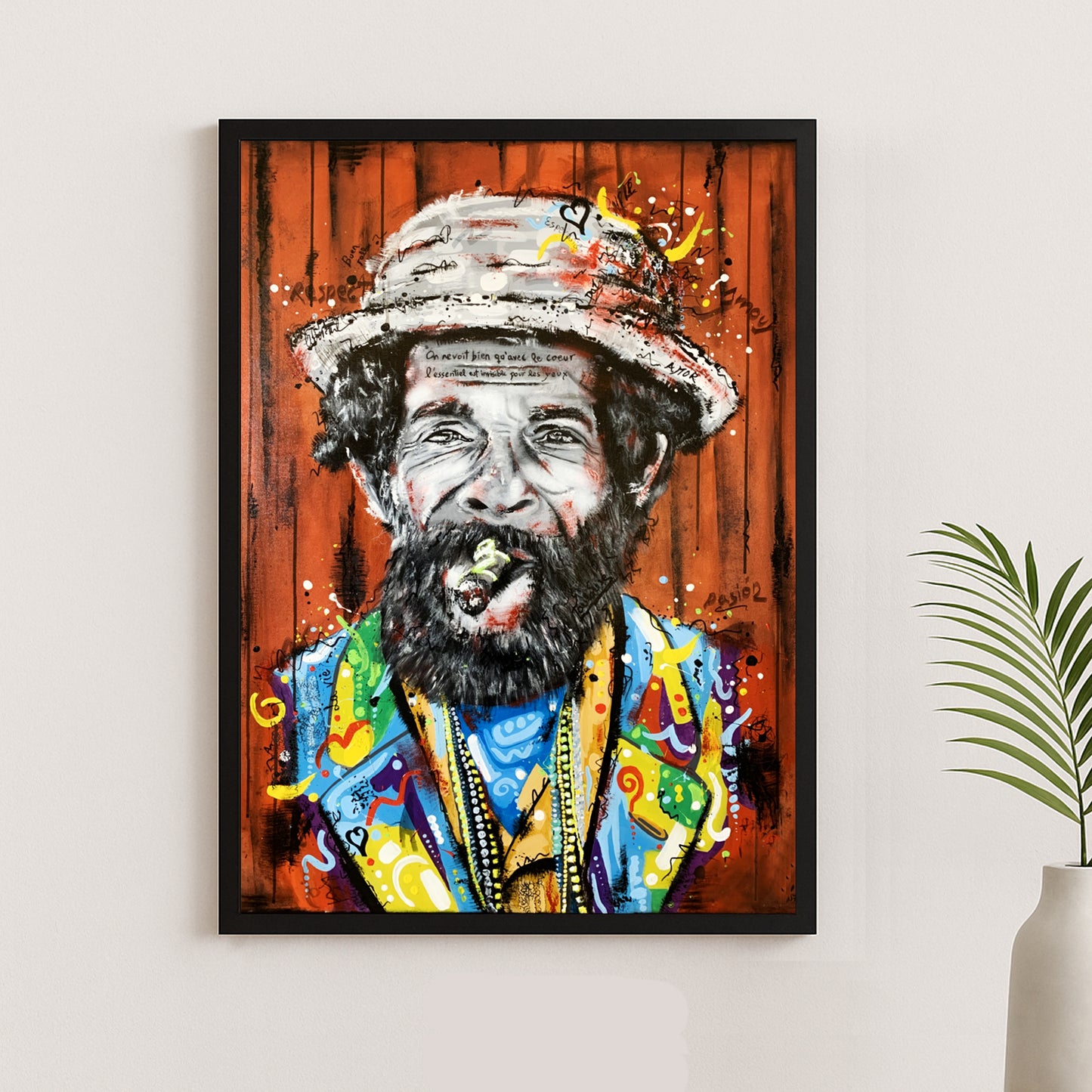 Cubano Rouge 70 x 50 cm