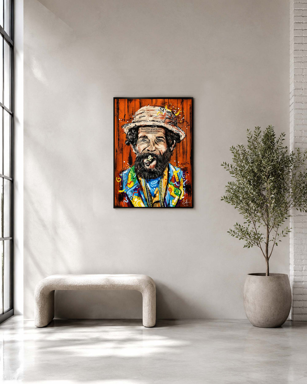 Cubano Rouge 70 x 50 cm