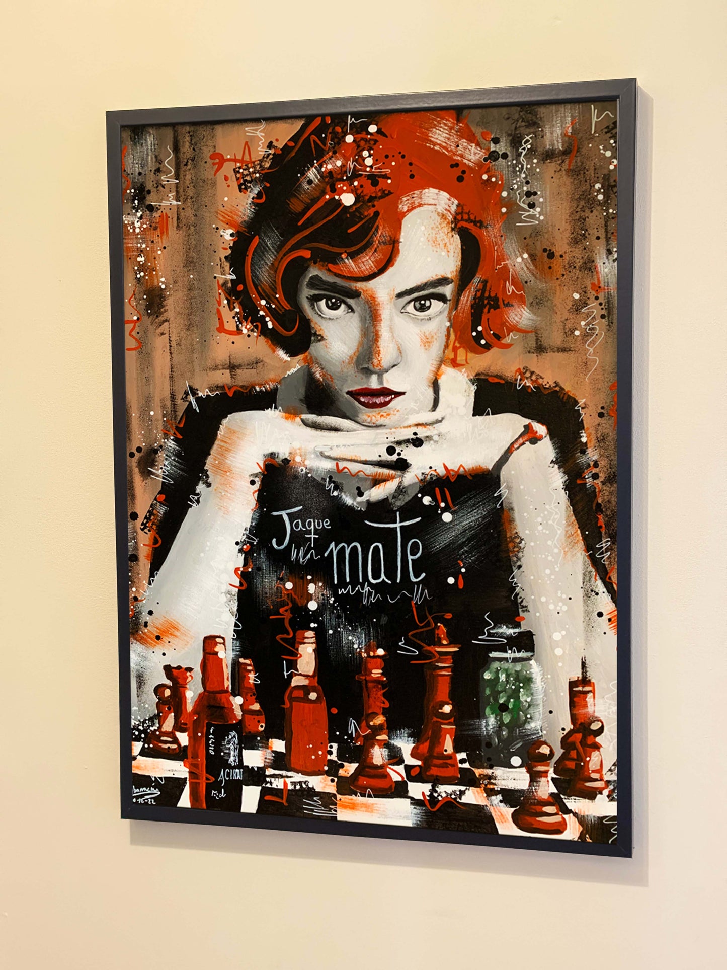 Jaque Mate 70 x 50 cm