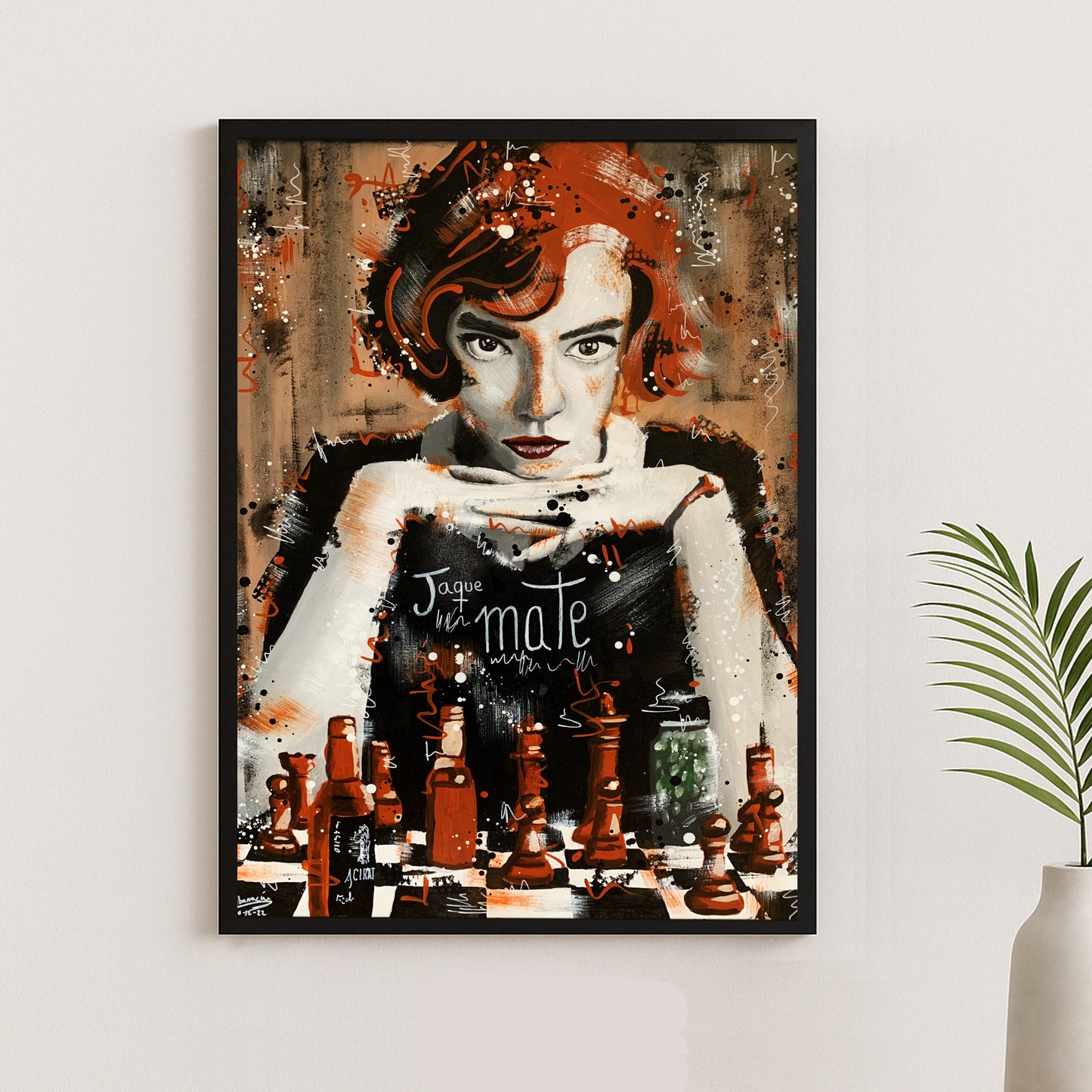 Jaque Mate 70 x 50 cm