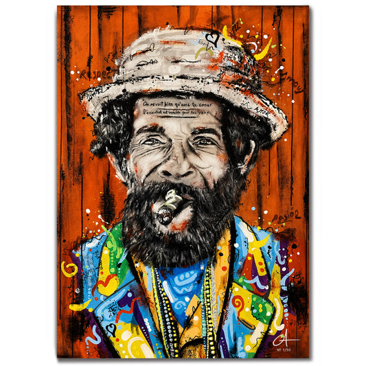 Cubano Rouge 70 x 50 cm