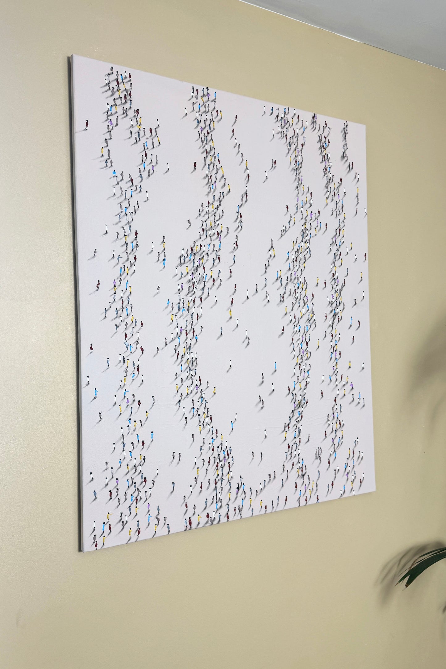 La Société en Mouvement 100 × 80 cm