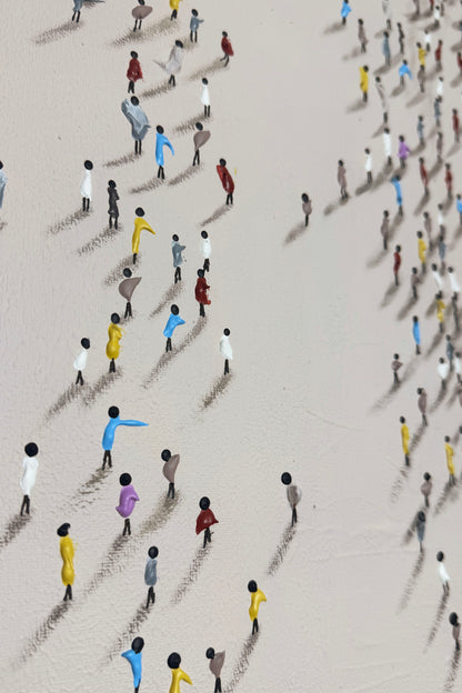 La Société en Mouvement 100 × 80 cm (VENDU)