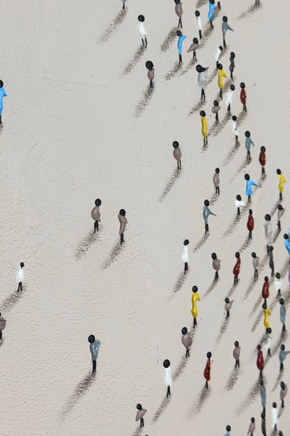 La Société en Mouvement 100 × 80 cm (VENDU)