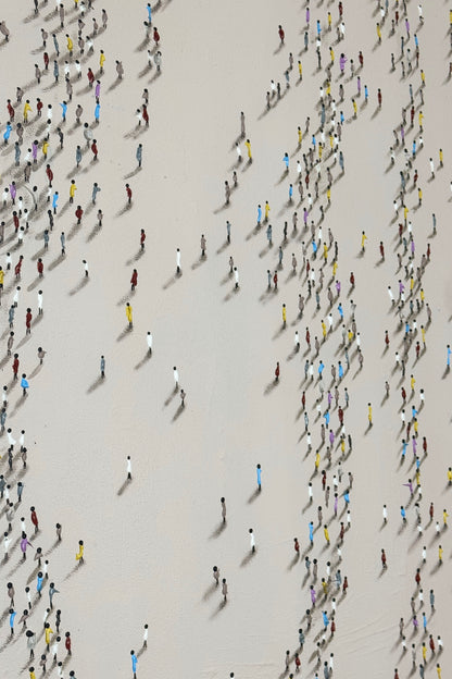 La Société en Mouvement 100 × 80 cm (VENDU)