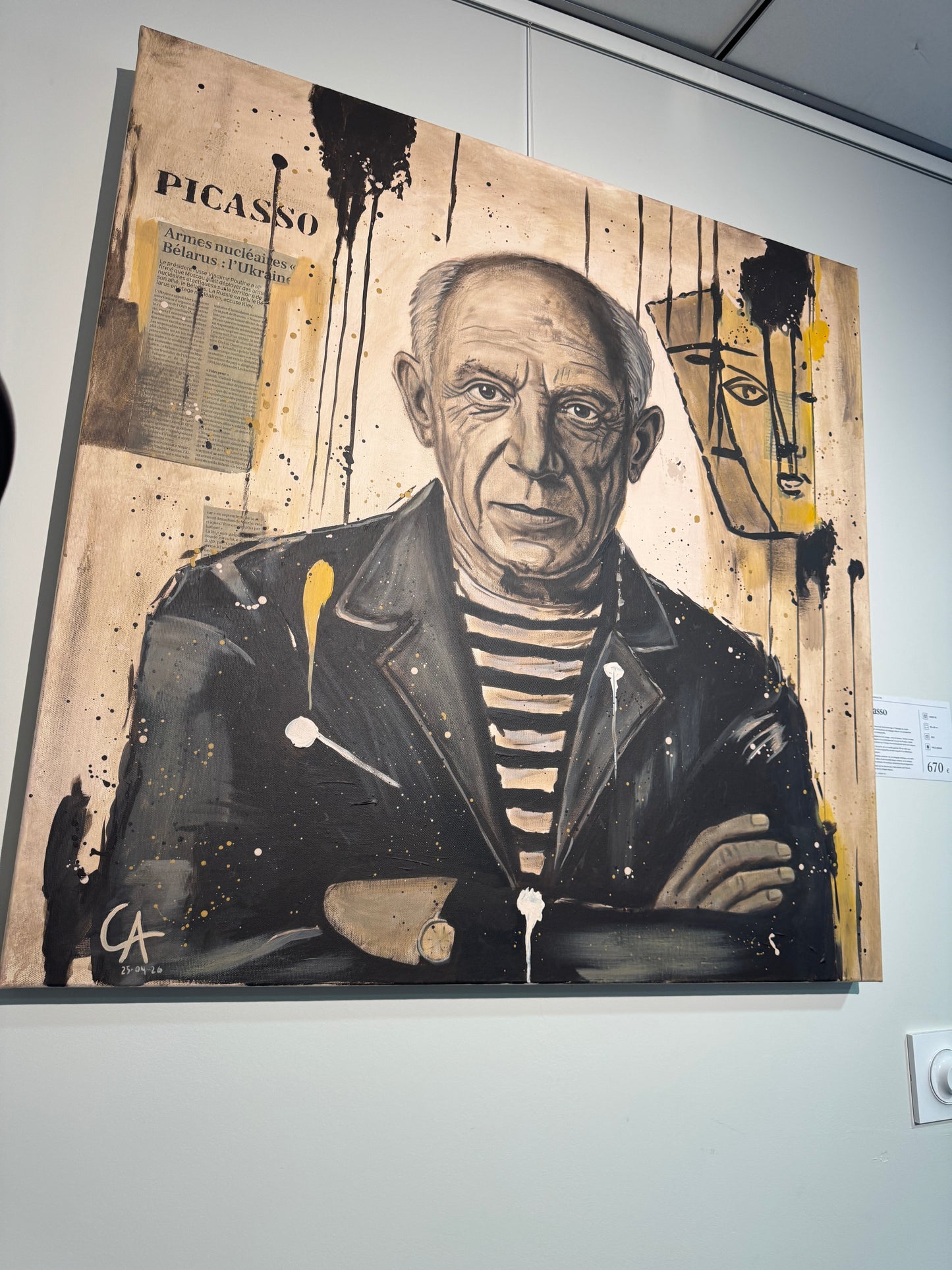 Picasso 80 x 80 cm