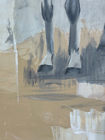 L’Âme Blanche de Camargue 80 x 80 cm