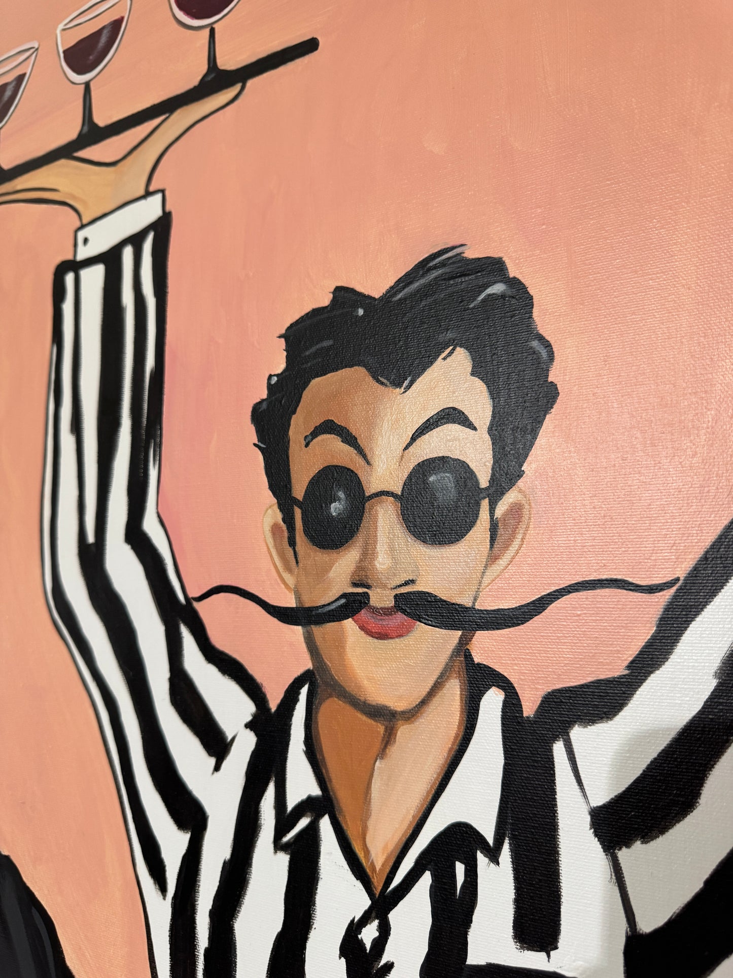 Le Serveur Parisien 130 x 99 cm