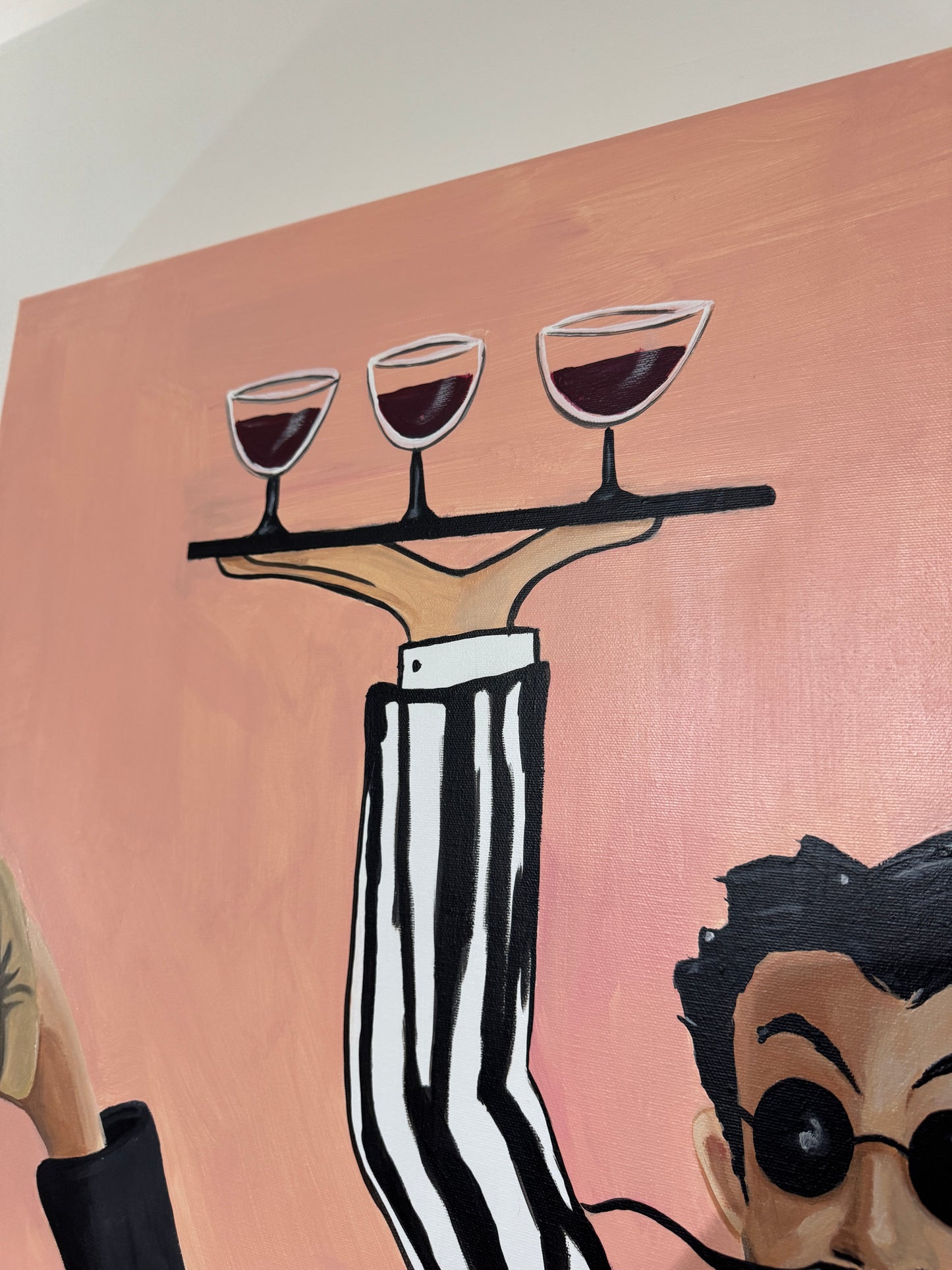 Le Serveur Parisien 130 x 99 cm