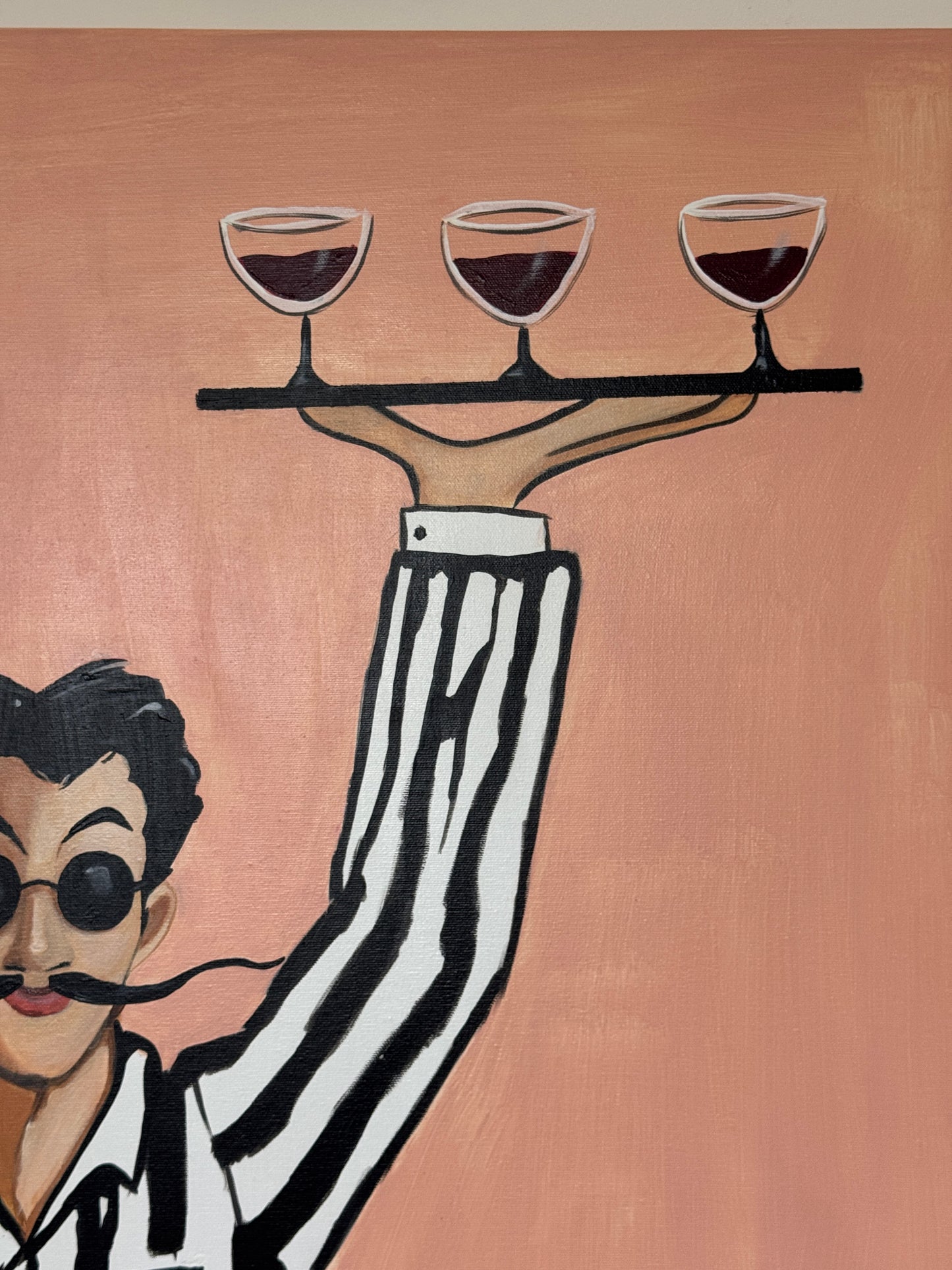 Le Serveur Parisien 130 x 99 cm