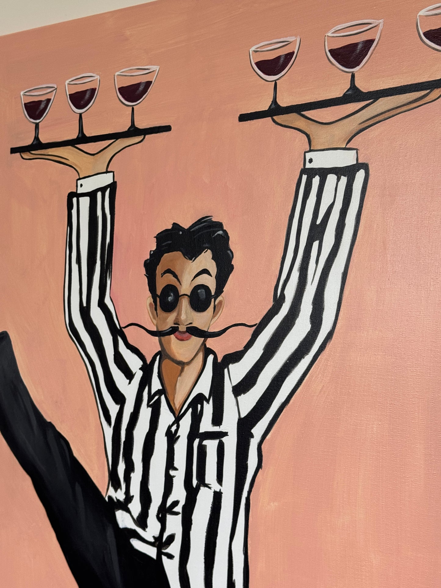Le Serveur Parisien 130 x 99 cm