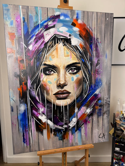 Portrait of a woman 100 x 130 cm