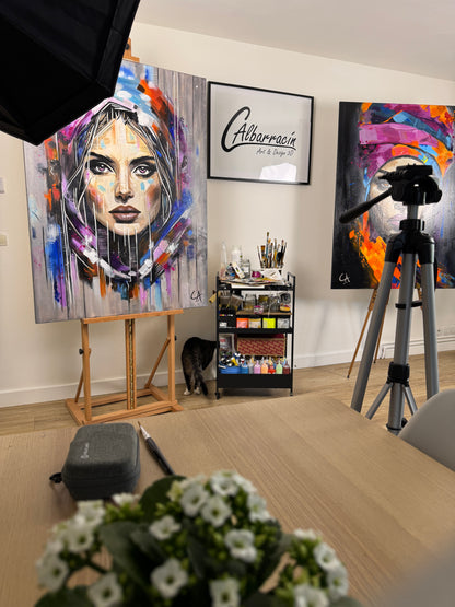 Portrait of a woman 100 x 130 cm