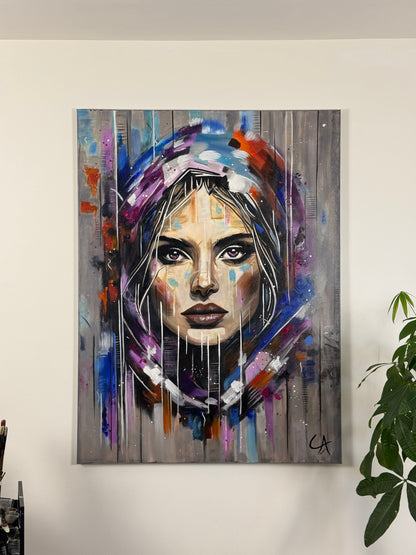 Portrait of a woman 100 x 130 cm